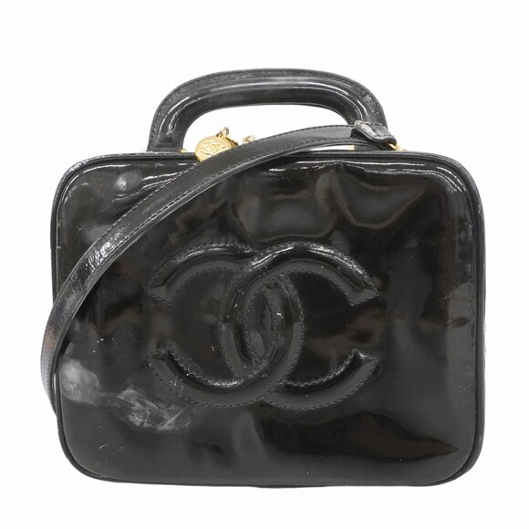 CHANEL Black Leather Vanity Bag - Picture 1 of 16